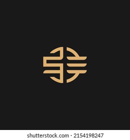 Initial Letter SE Logo Design Vector Template. SE Letter Logo Design
