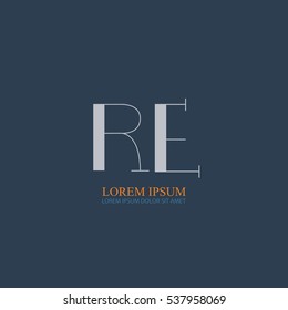 initial letter Se logo design for company identity