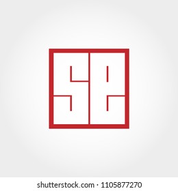 Initial Letter SE Logo Template Vector Design