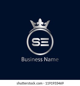 Initial Letter SE Logo Template Design