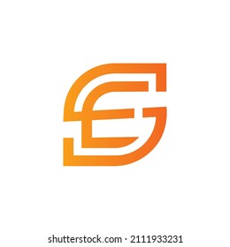 Initial letter SE, S, E, monogram, product, logo template, vector illustration, business, sign, creative alphabet, logo maker