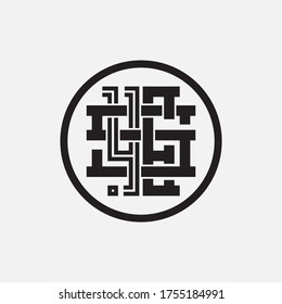Initial letter SE4, ES4, 4SE, 4ES, S4E, E4S, SE or ES overlapping, interlock, monogram logo, black color on white background