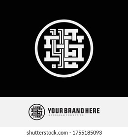 Initial letter SE4, ES4, 4SE, 4ES, S4E, E4S, SE or ES overlapping, interlock, monogram logo, white color on black background