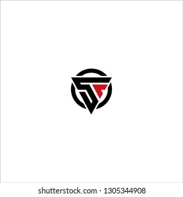 Initial Letter SF Design Logo