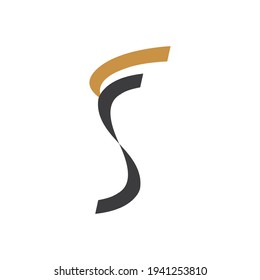 Initial Letter SF Design Logo