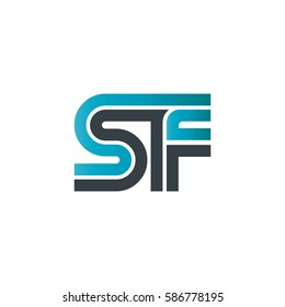 Initial Letter SF Linked Design Logo