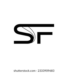 Initialbuchstaben SF Logo Design