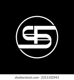 initial letter SF logotype company, perfect combination of letter F with negative space letter S, logo for business and company identity.