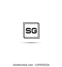 Initial Letter SG Logo Template Design