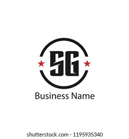 Initial Letter SG Logo Template Design