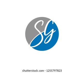 Initial Letter SG Logo Template Design