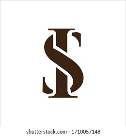Anfangsbuchstaben sind oder sind Logo-Design-Vorlage