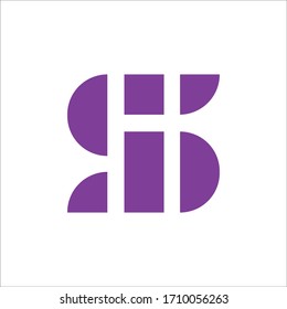 Design-Vorlage für die Vektorillustration des Anfangsbuchstabens ist oder ist Logo