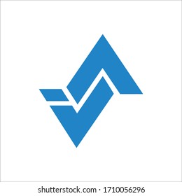 Design-Vorlage für die Vektorillustration des Anfangsbuchstabens ist oder ist Logo