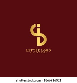 Letra inicial IS o SI logotipo de la empresa nombre monograma diseño para el logotipo de empresa y empresa.