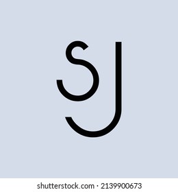 Design des SJ-Logos mit Anfangsbuchstaben