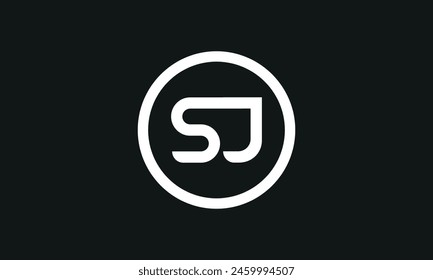 Initial Letter SJ Logo Design. SJ Logo Design. Creative And Modern SJ logo.