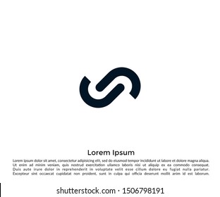 Initial Letter SJ Logo vector Design Template