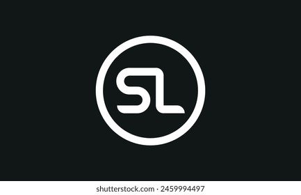 Initial Letter SL Logo Design. SL Logo Design. Creative And Modern SL logo.