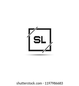 Initial Letter SL Logo Template Design
