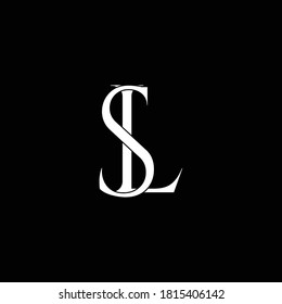 Initial Letter Sl Ls Intersected Monogram Stock Vector (Royalty Free ...