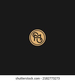 Initial Letter SM Logo Design Vector Template. SM Letter Logo Design
