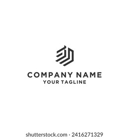 Initial Letter SN NS Logo Design Vector Illustration