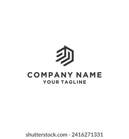 Initial Letter SN NS Logo Design Vector Illustration