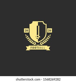 initial letter i soccer football crests and logo emblem designs vector template