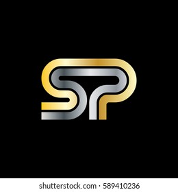 Initial Letter SP Linked Design Logo