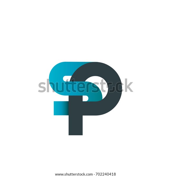 Initial Letter Sp Linked Design Logo Stock Vector Royalty Free 702240418