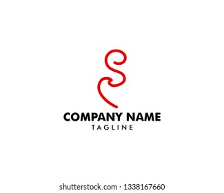 Initial letter SP Logo Template