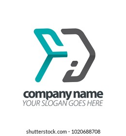 Initial Letter Speed Logo