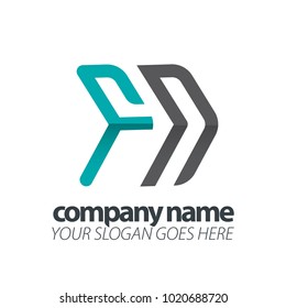 Initial Letter Speed Logo