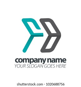 Initial Letter Speed Logo