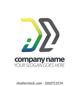 Initial Letter Speed Logo