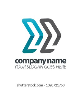 Initial Letter Speed Logo