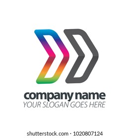 Initial Letter Speed Logo