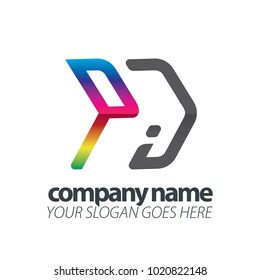 Initial Letter Speed Logo