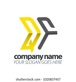 Initial Letter Speed Logo
