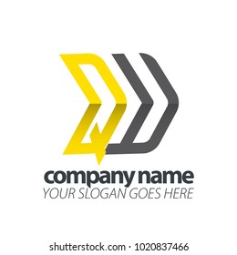 Initial Letter Speed Logo