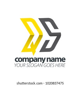 Initial Letter Speed Logo