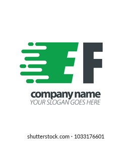 Initial Letter Speed Logo
