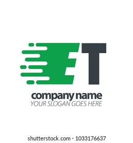 Initial Letter Speed Logo