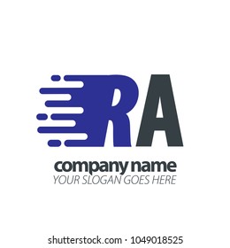 Initial Letter Speed Logo