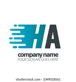 Initial Letter Speed Logo