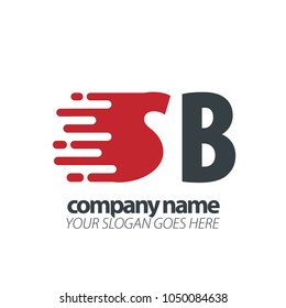 Initial Letter Speed Logo