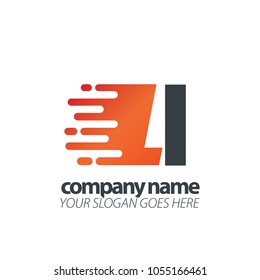 Initial Letter Speed Logo