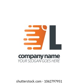 Initial Letter Speed Logo