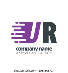 Initial Letter Speed Logo
